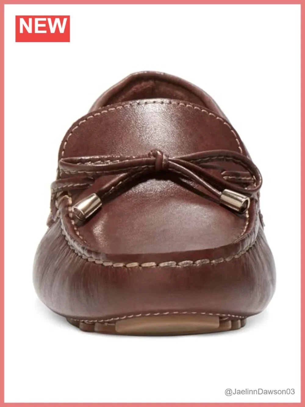 Women's Leather Loafers Slip-Ons Comfortable Pull-On Casual Walking Shoes